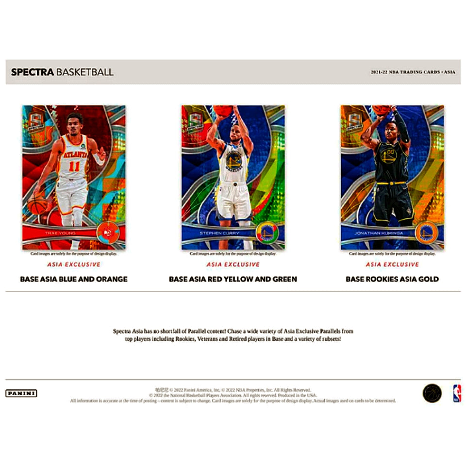 2021-22 Panini Spectra NBA Basketball Asia Tmall Box