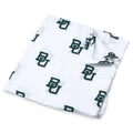 Baylor University Muslin Swaddle Blanket – Soft Breathable 47x47 Baby Blanket – Officially Licensed Baylor Bears Newborn Gift